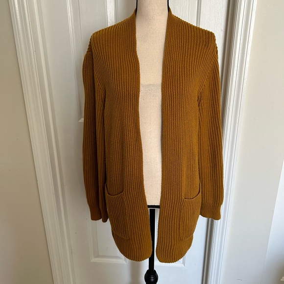 Madewell Nolan Ribbed Open Front Cozy Cardigan - Picture 3 of 11